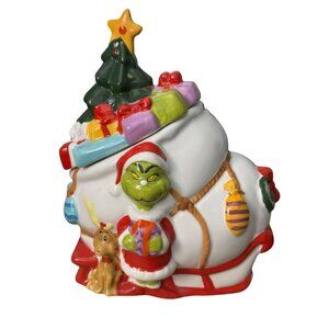 Dr. Suess Grinch Who Stole Christmas Cookie Jar Limited Edition 65th Anniversary